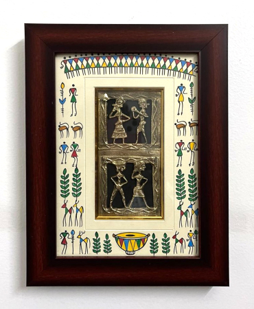 Handcrafted Tribal Brass metal Frame